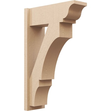 Ekena Millwork 7 1/2-in W x 20-in D x 32-in H Balboa Trad Rough Cedar Woodgrain TimberThane Outlooker, Primed Tan OUTUR075X20X32BOA04RCPR